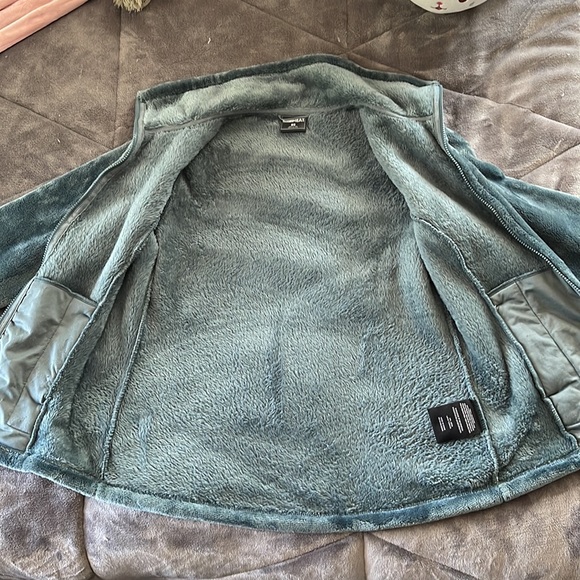 32 Degree HEAT women’s Green soft turtleneck zipper sweater - Picture 3 of 7